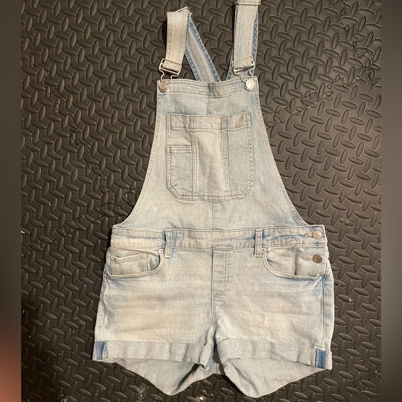 Garage denim short overalls - Picture 1 of 4